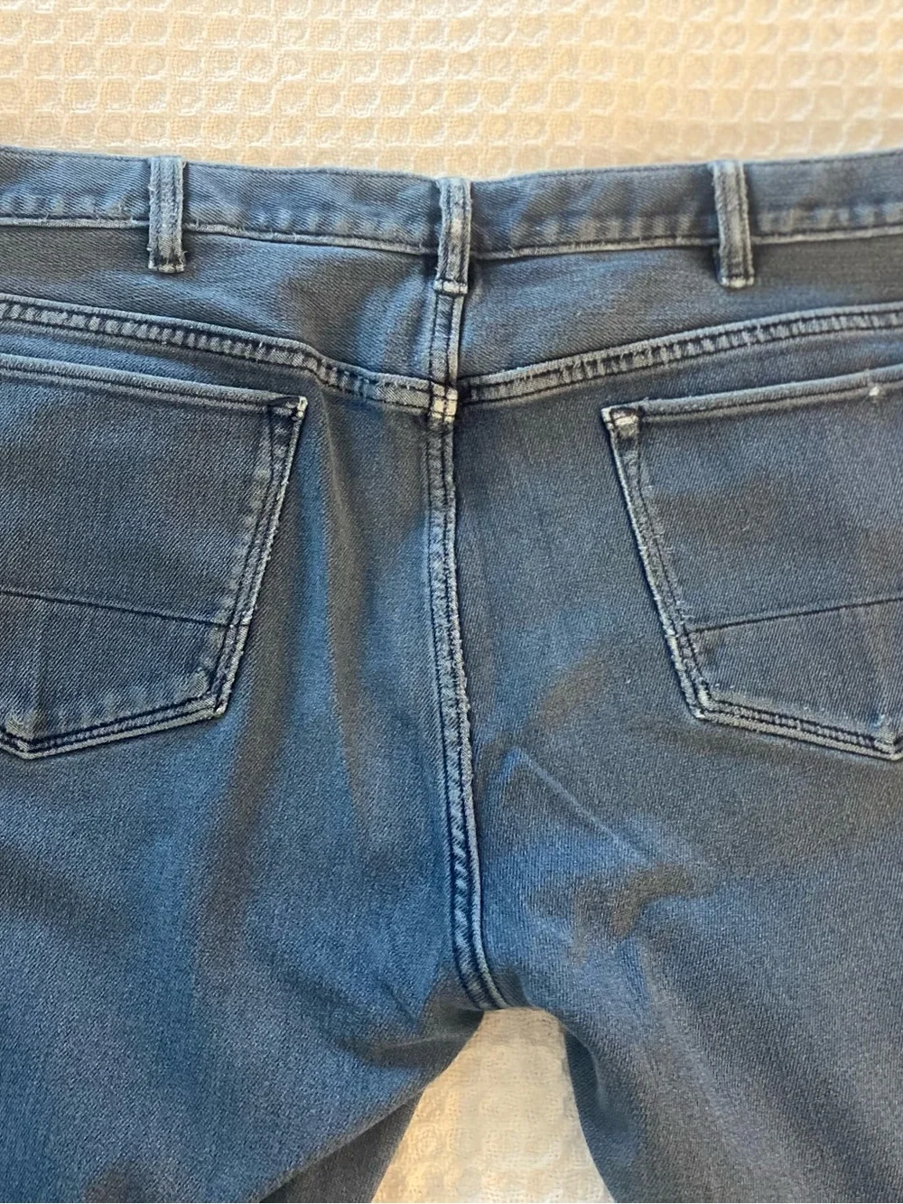 Banana Republic Men's Traveler Straight-Leg Blue Jeans 38x32